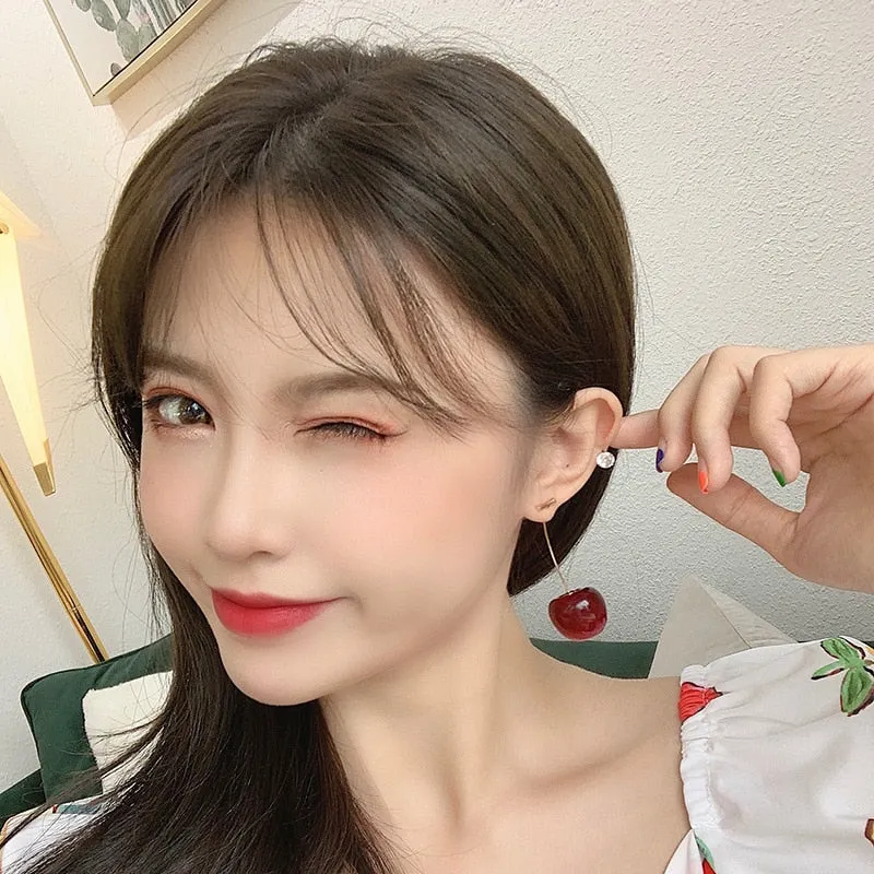 Red Cherry Earrings