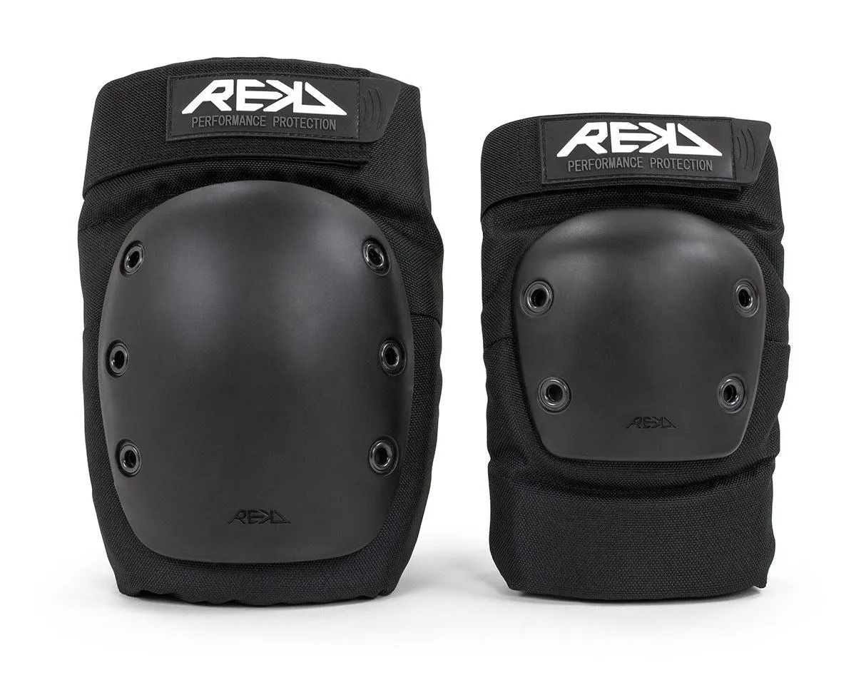 REKD Skateboard Skate Scooter BMX Ramp Double Pad Set - Black
