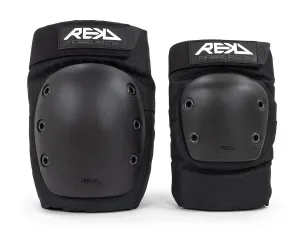 REKD Skateboard Skate Scooter BMX Ramp Double Pad Set - Black