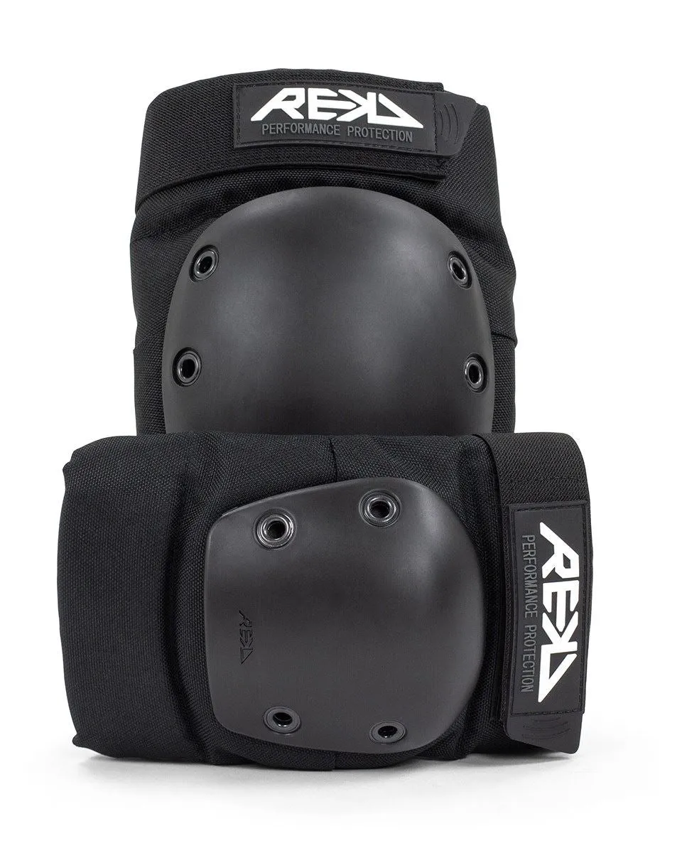 REKD Skateboard Skate Scooter BMX Ramp Double Pad Set - Black