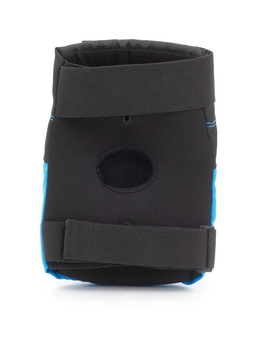 REKD Skateboard Skate Scooter BMX Ramp Knee Pads - Black / Blue