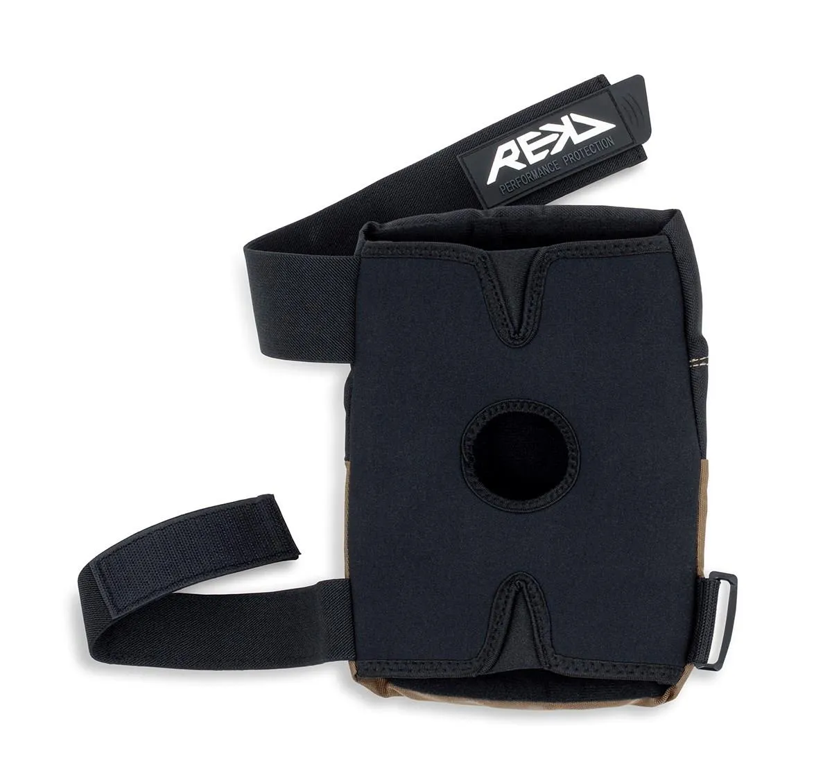 REKD Skateboard Skate Scooter BMX Ramp Knee Pads - Black / Khaki