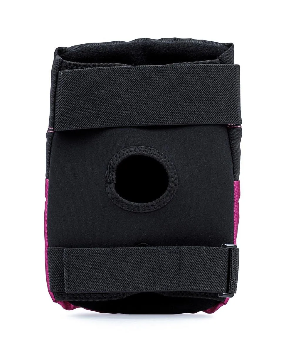 REKD Skateboard Skate Scooter BMX Ramp Knee Pads - Black / Pink