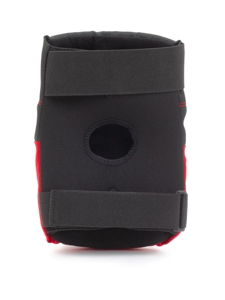 REKD Skateboard Skate Scooter BMX Ramp Knee Pads - Black / Red