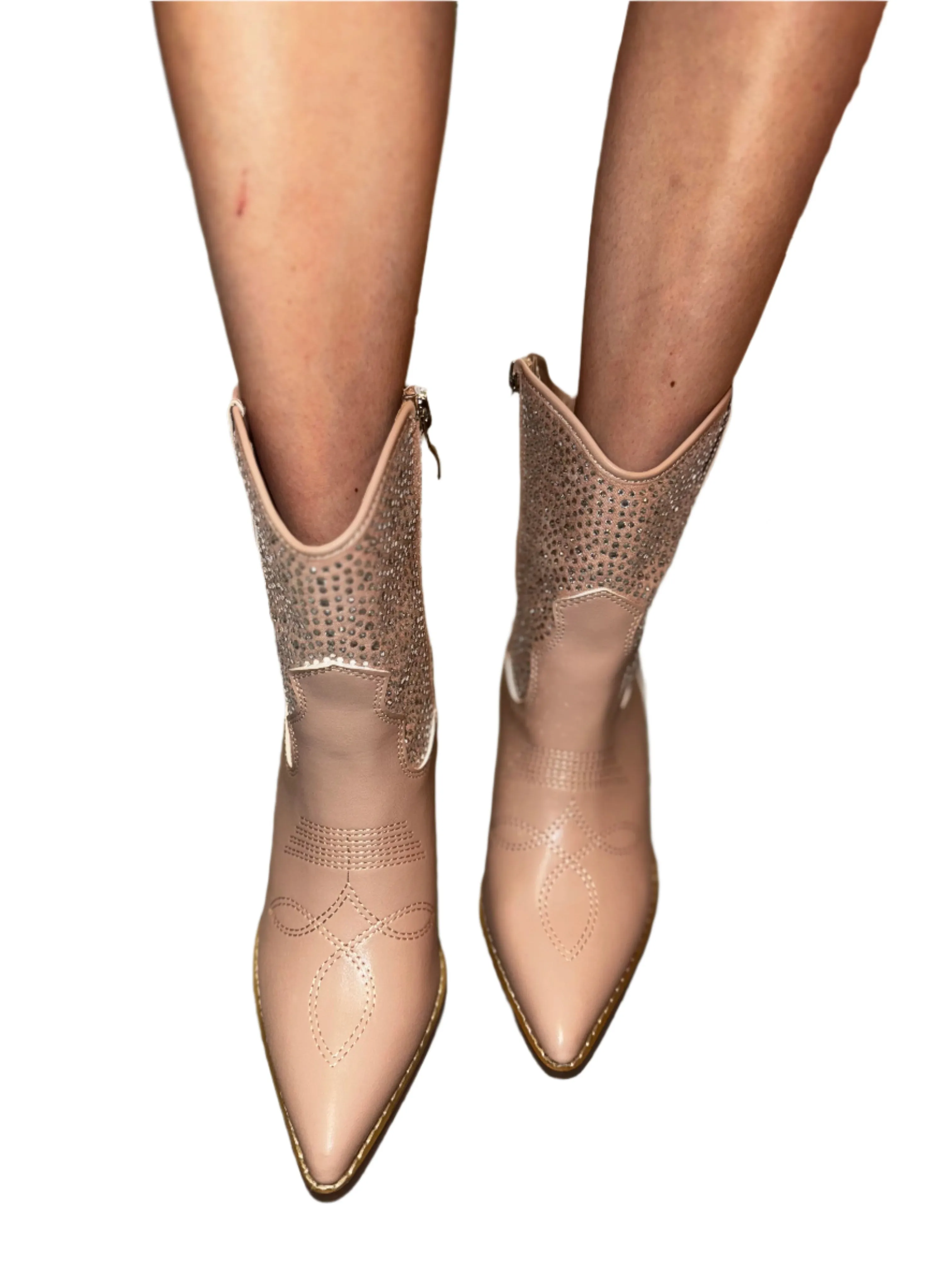RHINESTONE POINTED TOE WESTERN BOOT CASSIDY