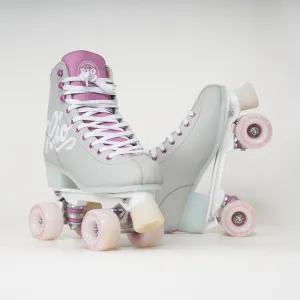 Rio Roller Script Rollerskates - Grey / Purple