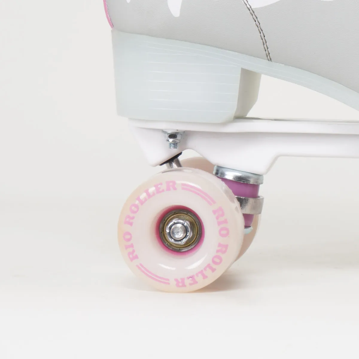 Rio Roller Script Rollerskates - Grey / Purple