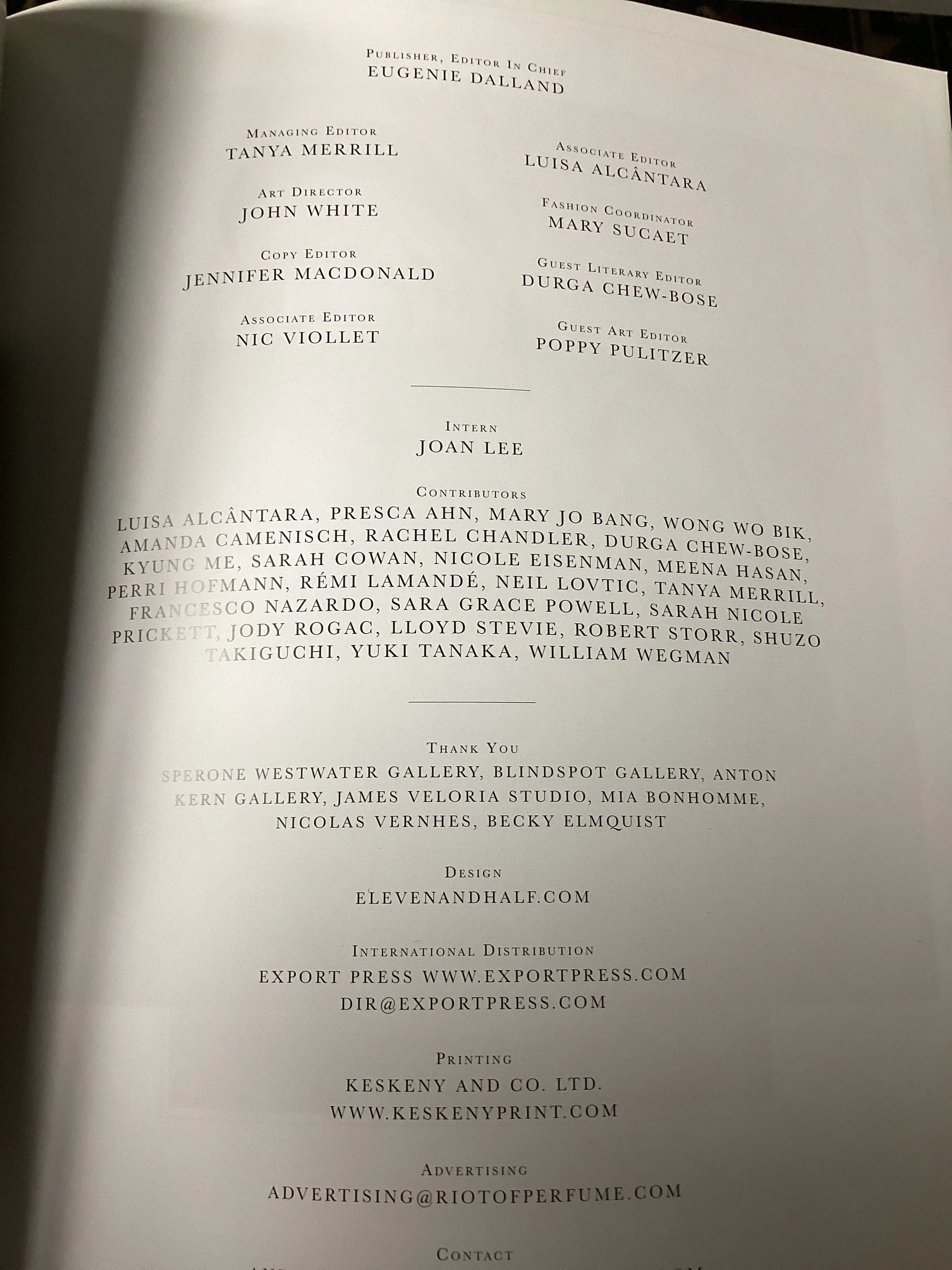 Riot of Perfume issue 8