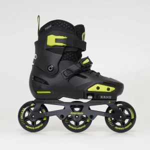 Rollerblade Apex 3WD (3 Wheel) Junior Inline Skates - Unisex - Black / Green