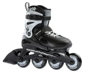 Rollerblade Fury Adjustable Inline Skates - Black/White