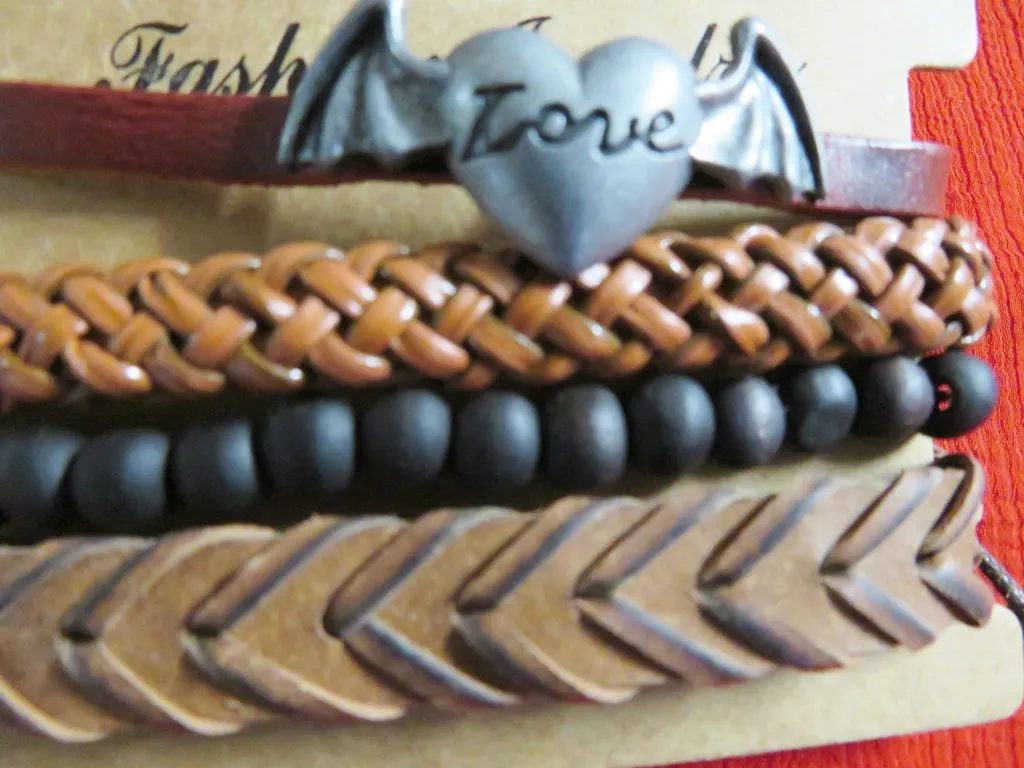 Romantic Leather Handmade Bracelet