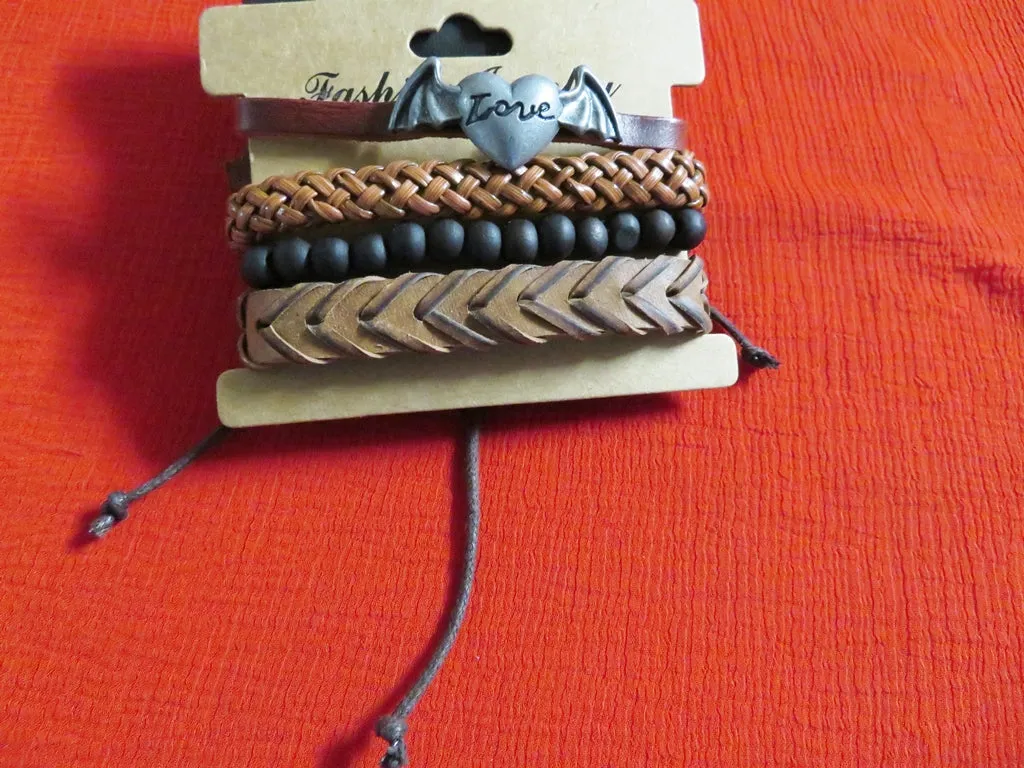 Romantic Leather Handmade Bracelet
