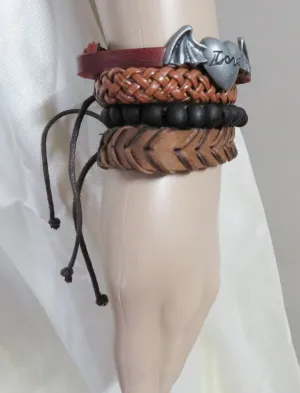 Romantic Leather Handmade Bracelet
