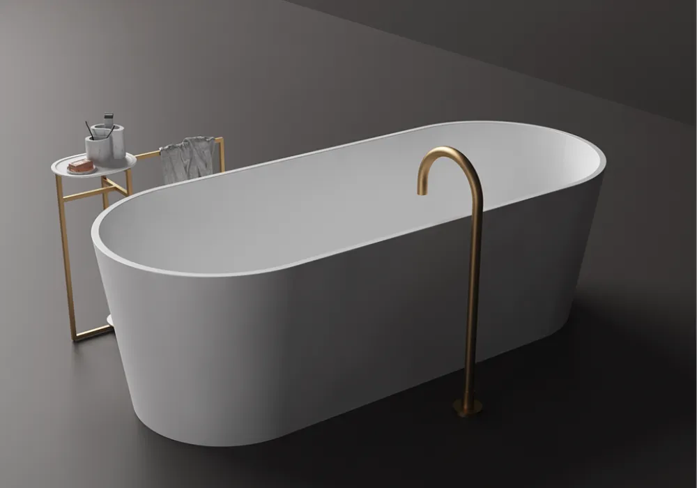 Rosetta High-Sided Deep Soaker - Outdoor Bath - 1550mm - ST01 1550