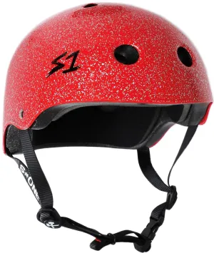 S1 Lifer Helmet - Red Glitter