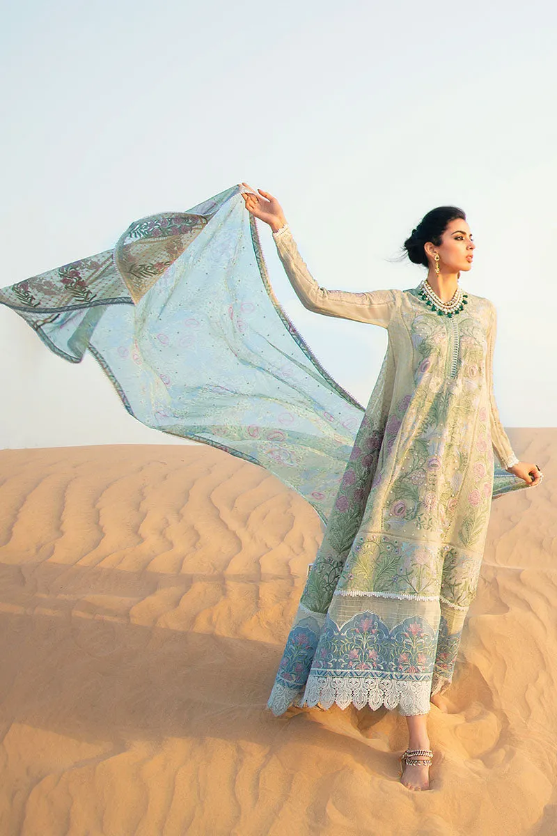 Sahara | Mushq Kahani Luxury Chikankari Lawn Collection 2022 |  Unstitched Embroidered Lawn Suits