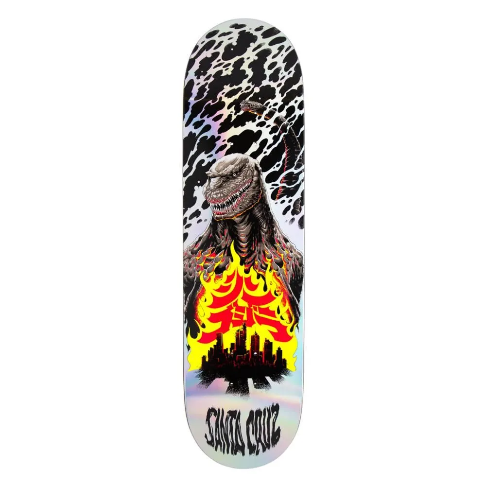 Santa Cruz Godzilla Shin Knox Firepit x Venom Custom Complete Skateboard - 8.5"