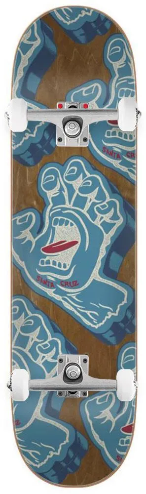 Santa Cruz Screaming Foam Hand 7ply Birch x Venom Custom Complete Skateboard - 8.25"