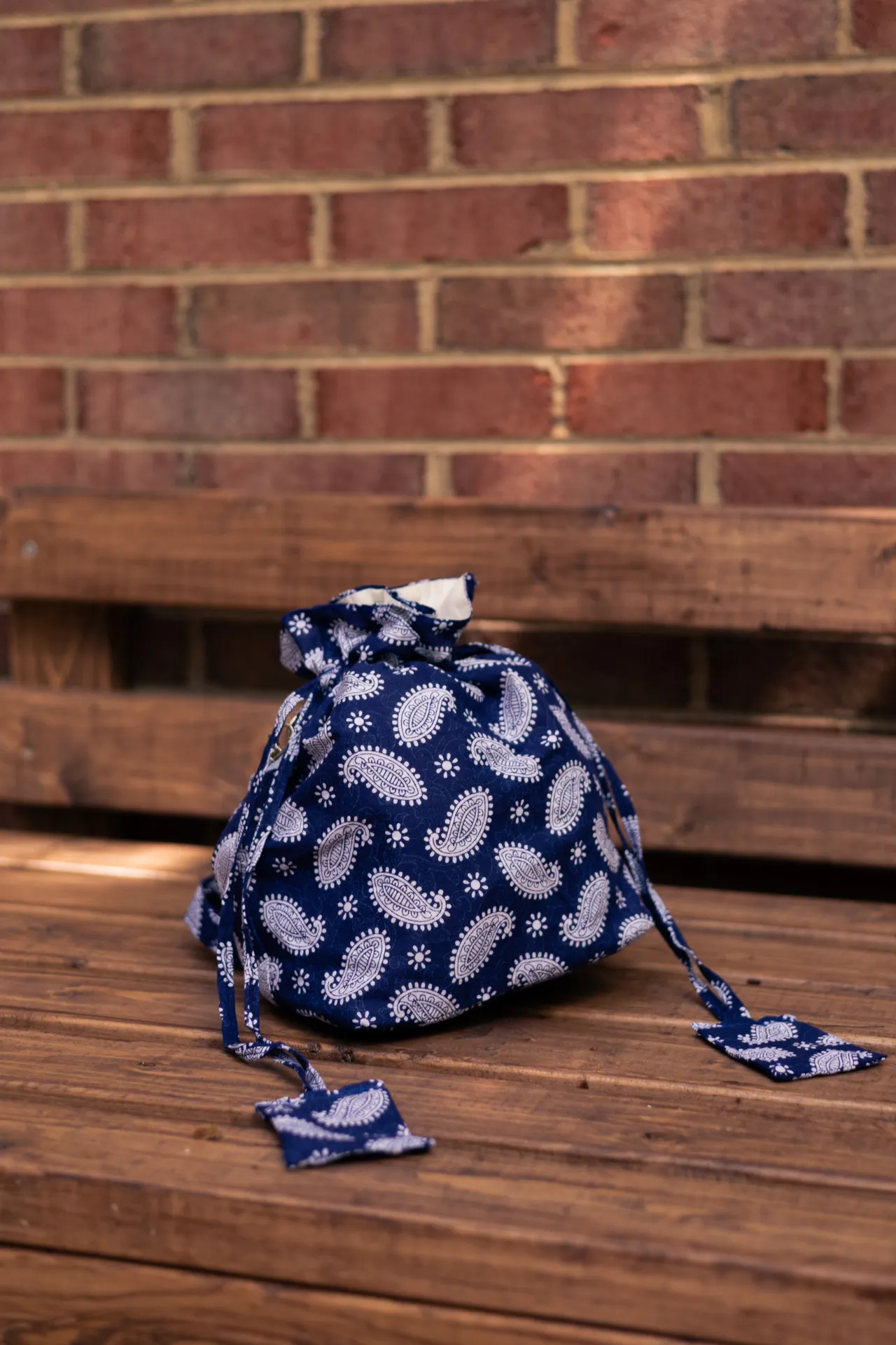 Sara Paisley Bucket Bag