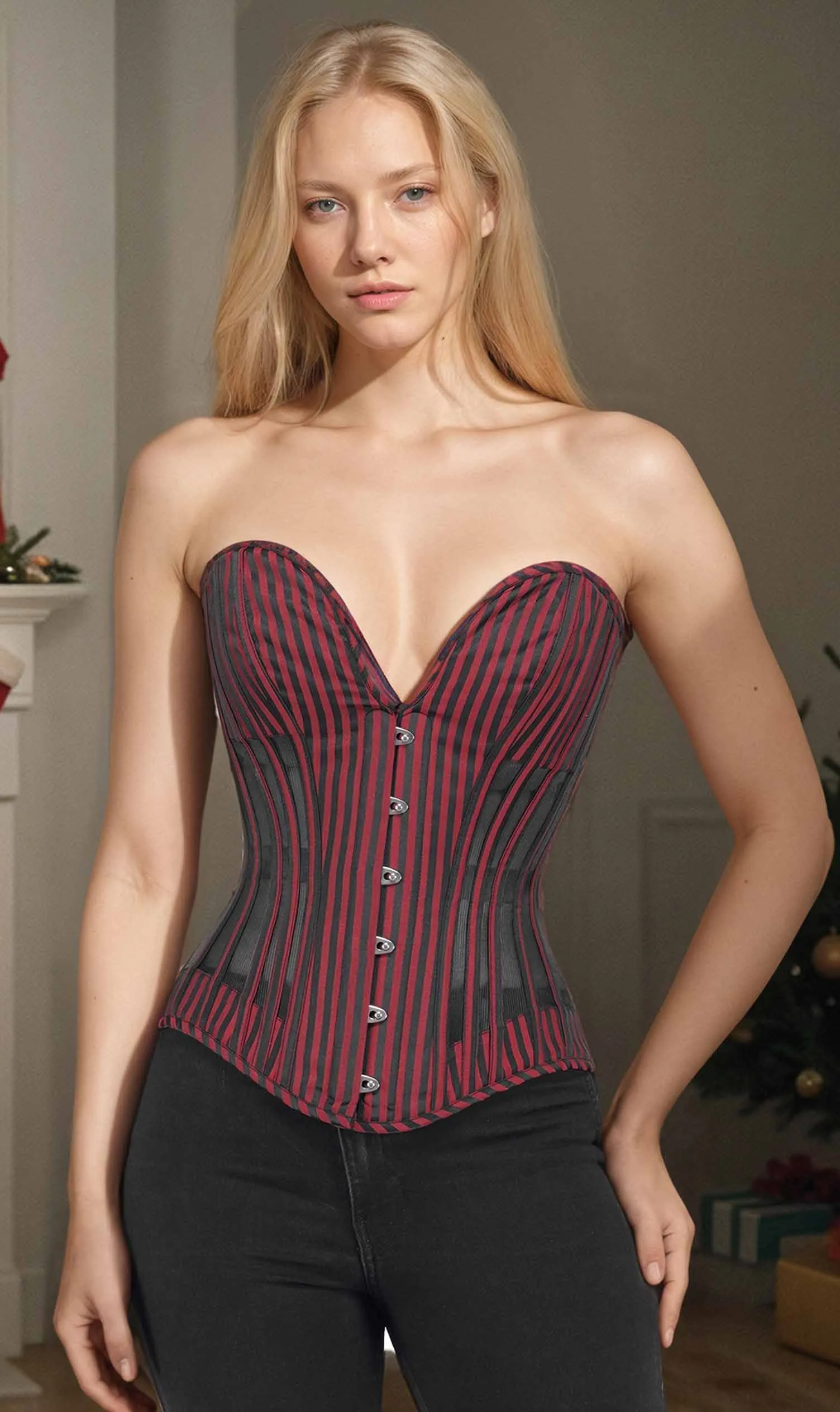 Sarah Mesh Overbust Corset