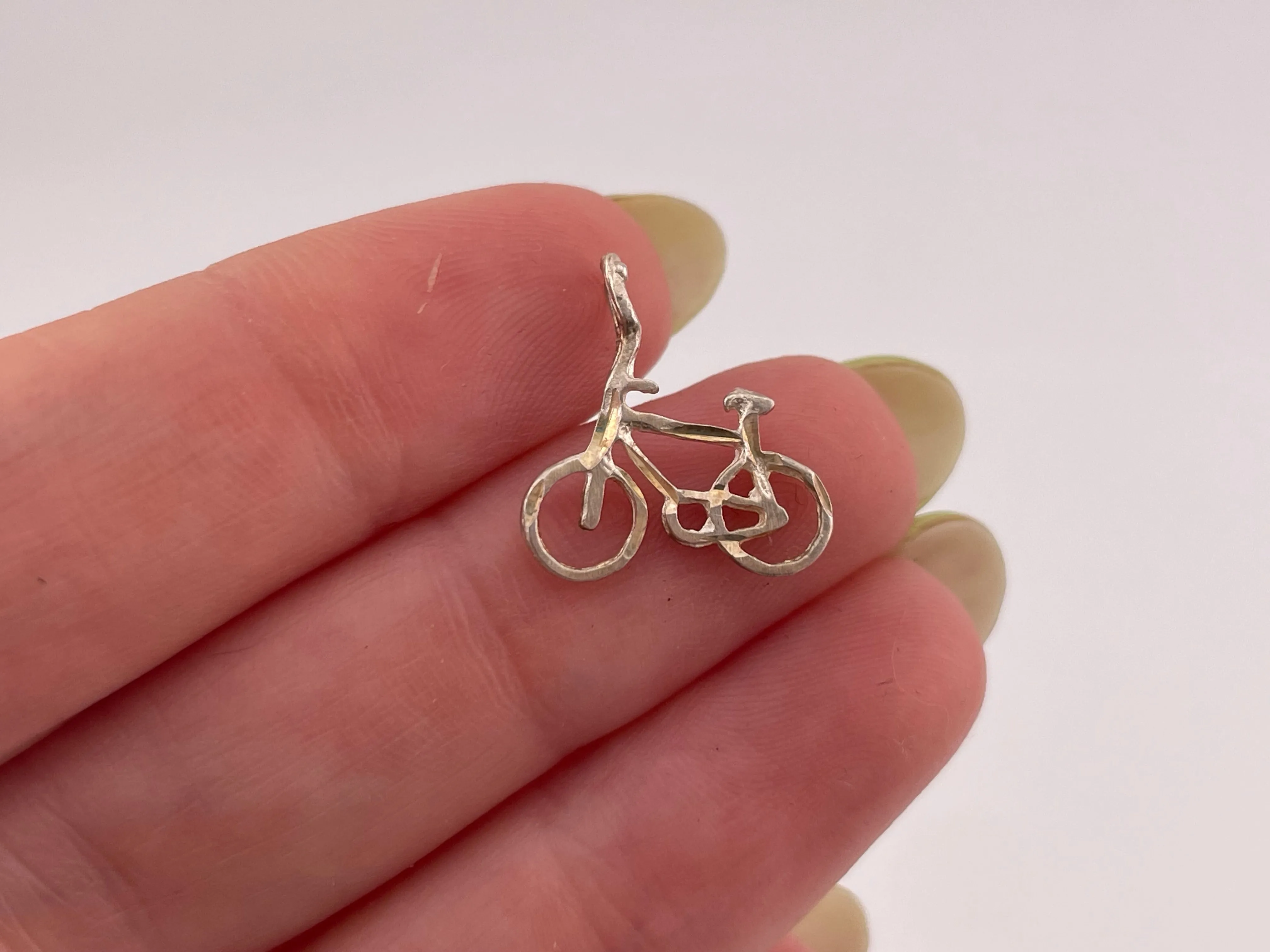 ***SELECT SYLE***  sterling silver new old stock thin lightweight pendant
