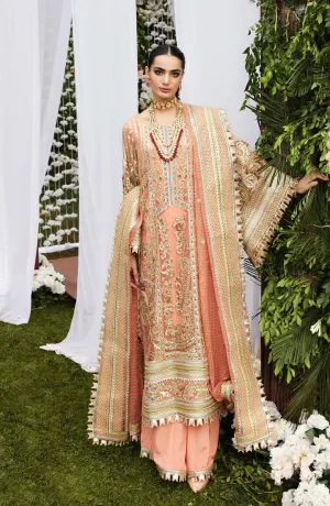 SFD0055 DAY DREAM | Shamrock Premium Resplendent Luxury Wedding Collection 2021 | Unstitched Embroidered Organza Suits
