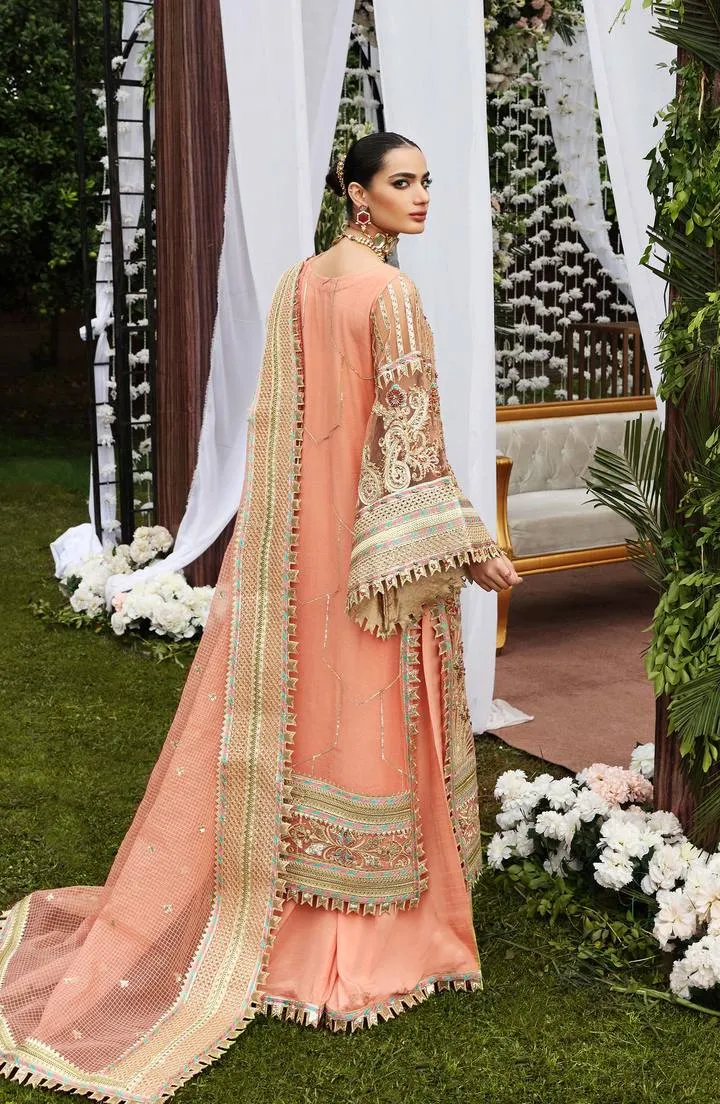 SFD0055 DAY DREAM | Shamrock Premium Resplendent Luxury Wedding Collection 2021 | Unstitched Embroidered Organza Suits