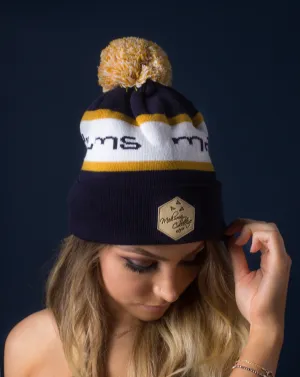 Signature Script Beanie - Midnight Navy
