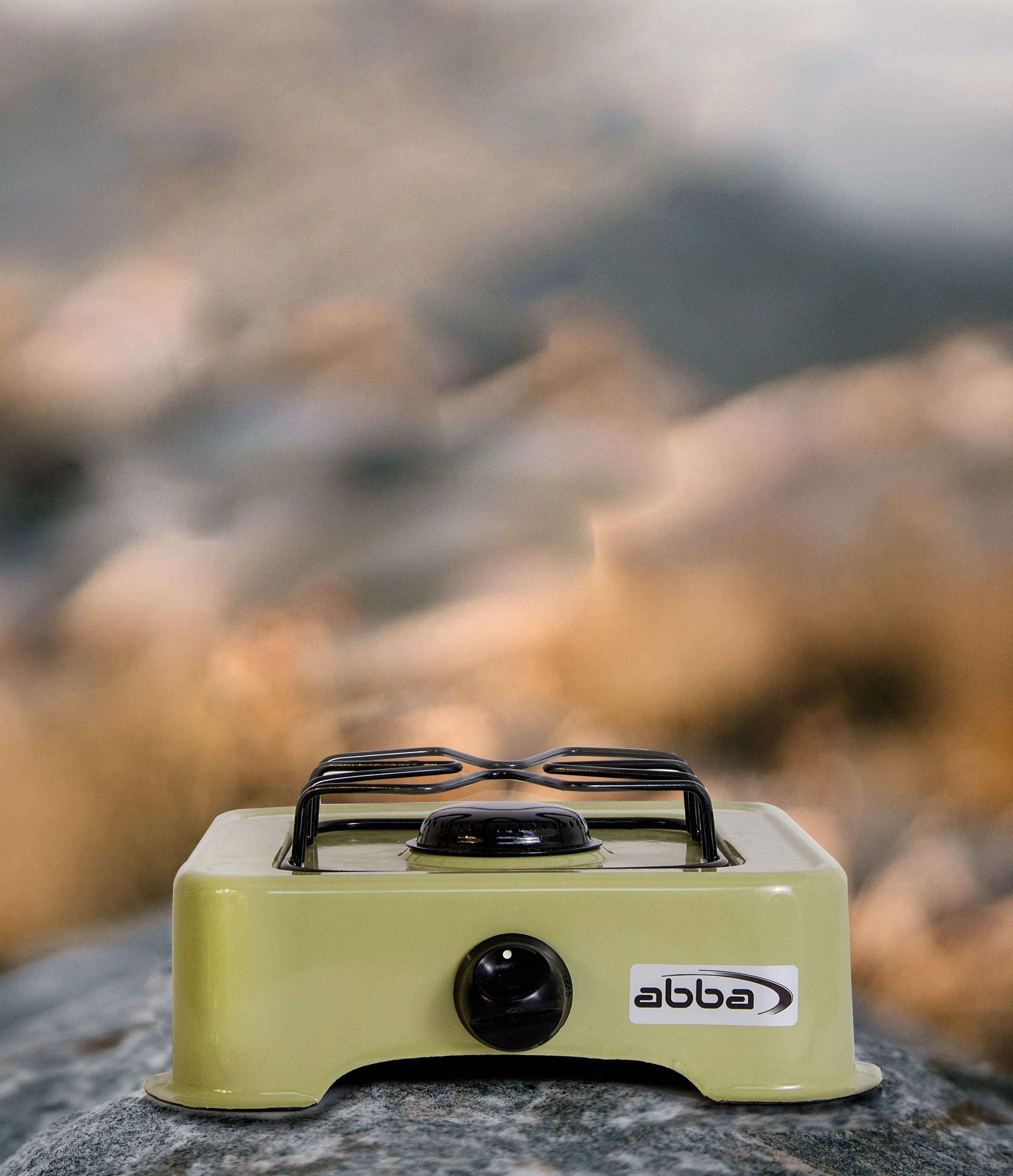 Single Burner Enameled Camping Stove