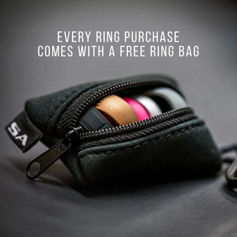 Size 4 Silicone Ring | Pearl | Aqua