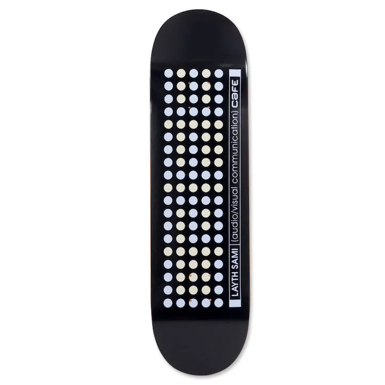 Skateboard Cafe Layth Sami Code Embossed Skateboard Deck 8.5"