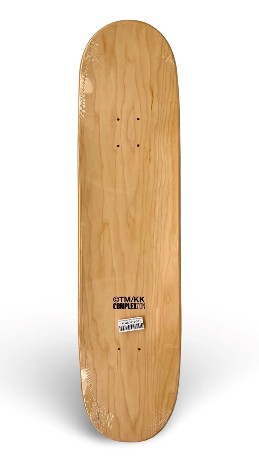 Skulls & Flower Skate Deck (Black)
