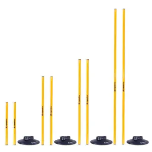 Slalom Bases and 8 Poles Set for Coordination Practice