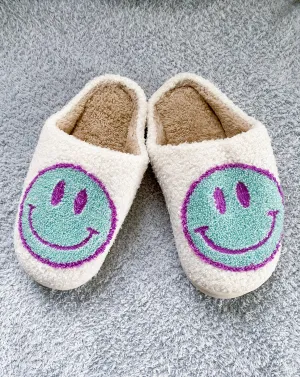 Smiley Slips - Teal