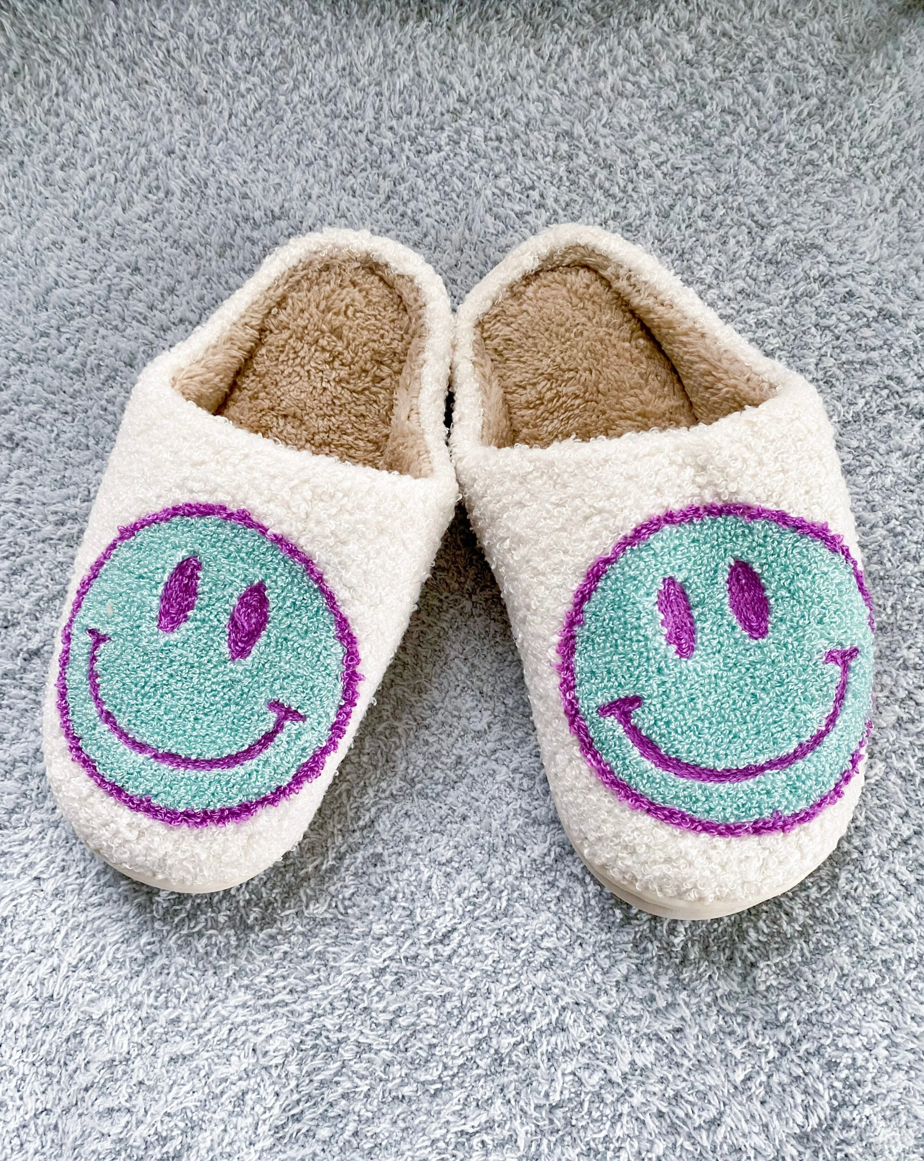 Smiley Slips - Teal