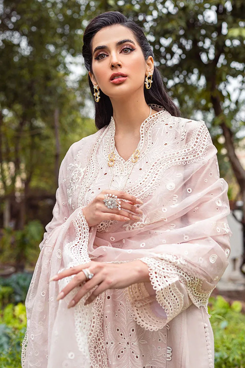 SNOWDROP MCP-09 | Mushq Summer Bloom Casual Pret ‘22 | Unstitched Embroidered Cotton Net Suits