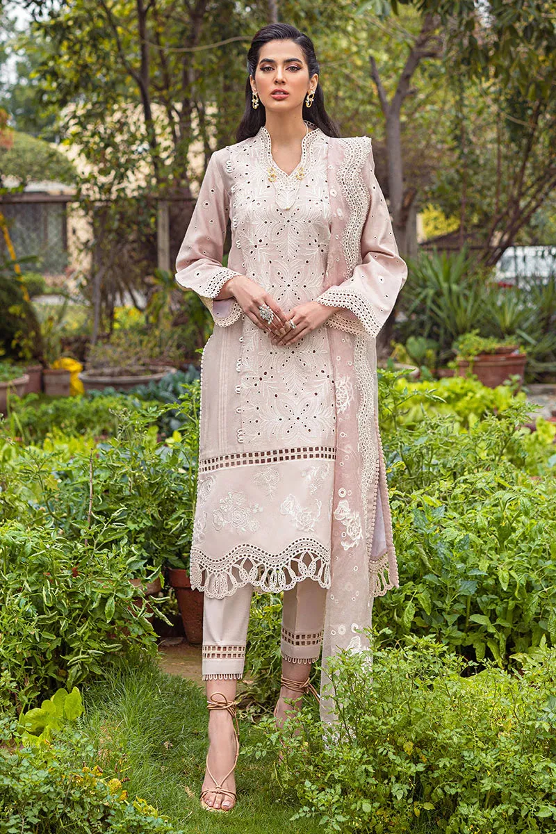 SNOWDROP MCP-09 | Mushq Summer Bloom Casual Pret ‘22 | Unstitched Embroidered Cotton Net Suits