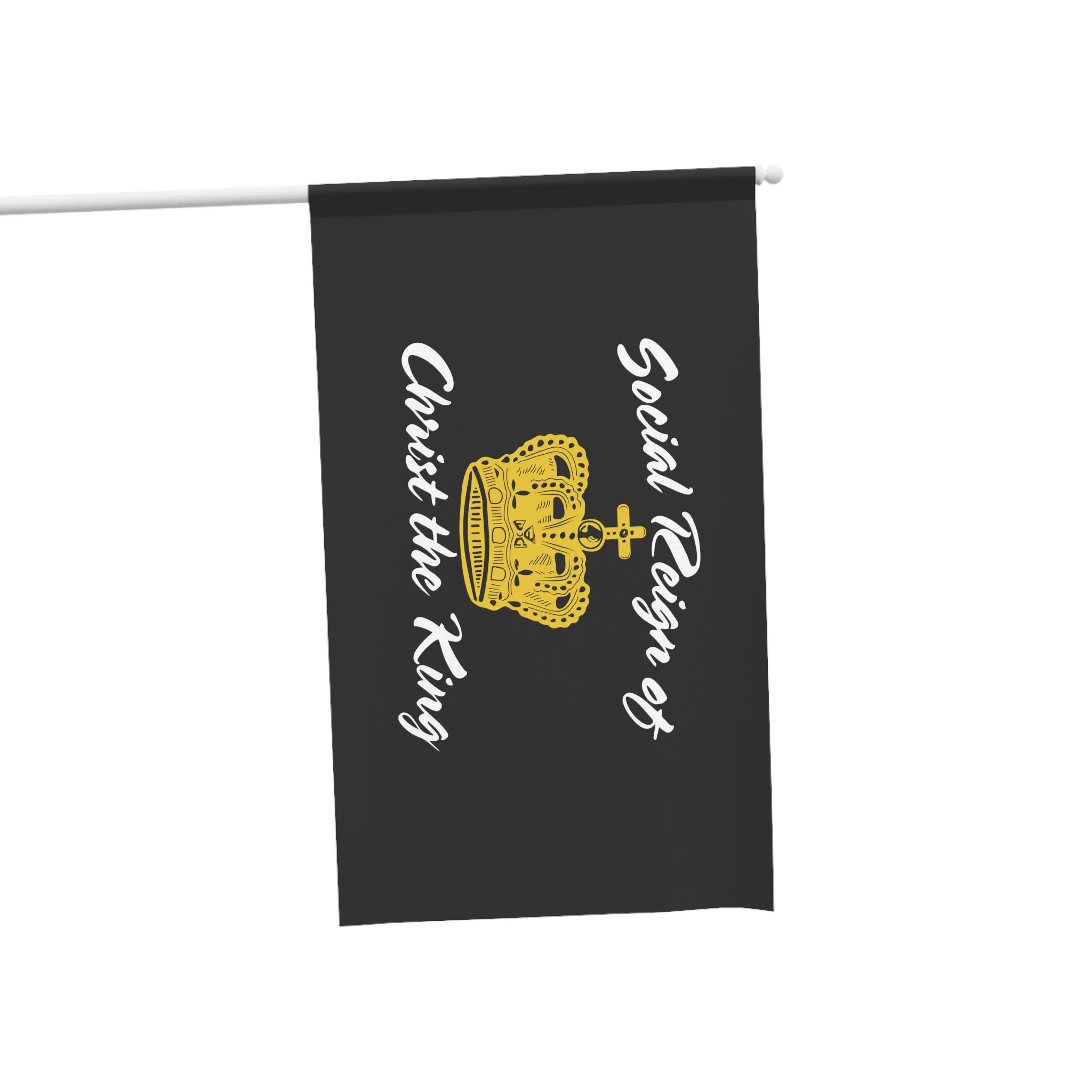 Social Reign of Christ the King Christian Catholic House Flag