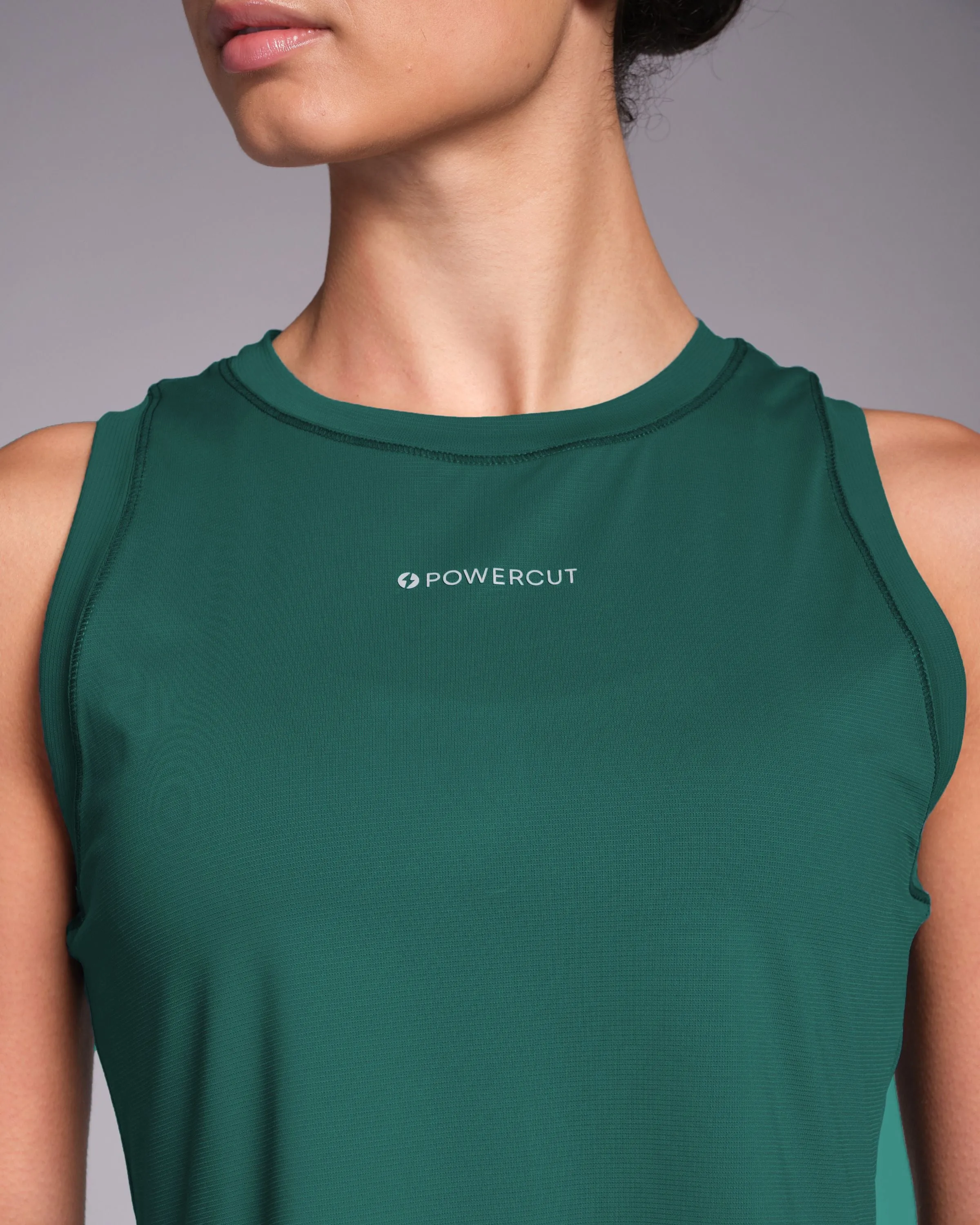 SOLID Tank Top Jungle Green