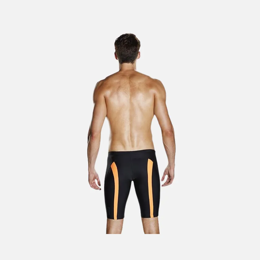 Speedo Fit Power Mesh Pro Adult Men's Jammer -Black/Orange