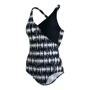 Speedo Women's Lexi Prt. Shaping Swimsuit - Black/White