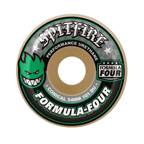 Spitfire - Formula Four Conical Full 101DU Green - 53mm