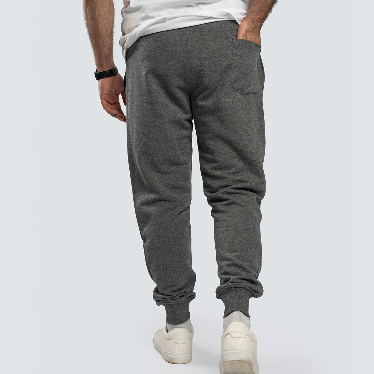 Sports Joggers . Gray Marl