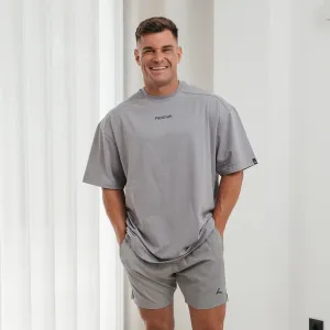 Sports Shirt Cotton Light Grey - Wide Fit