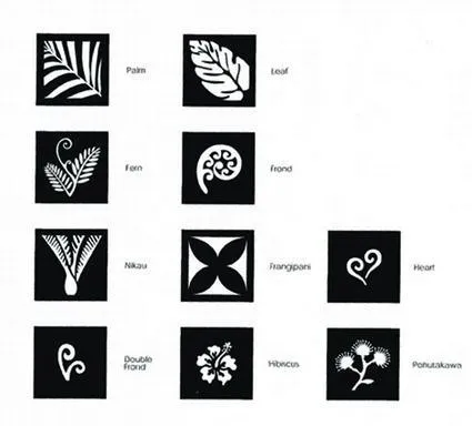 Square Frond Indoor Outdoor Panel
