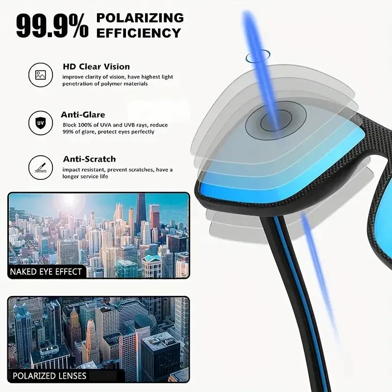 Square Polarized Sunglasses