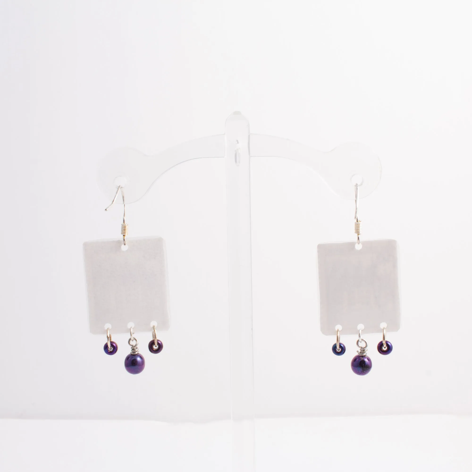 Stamp Collection Earrings | Blue