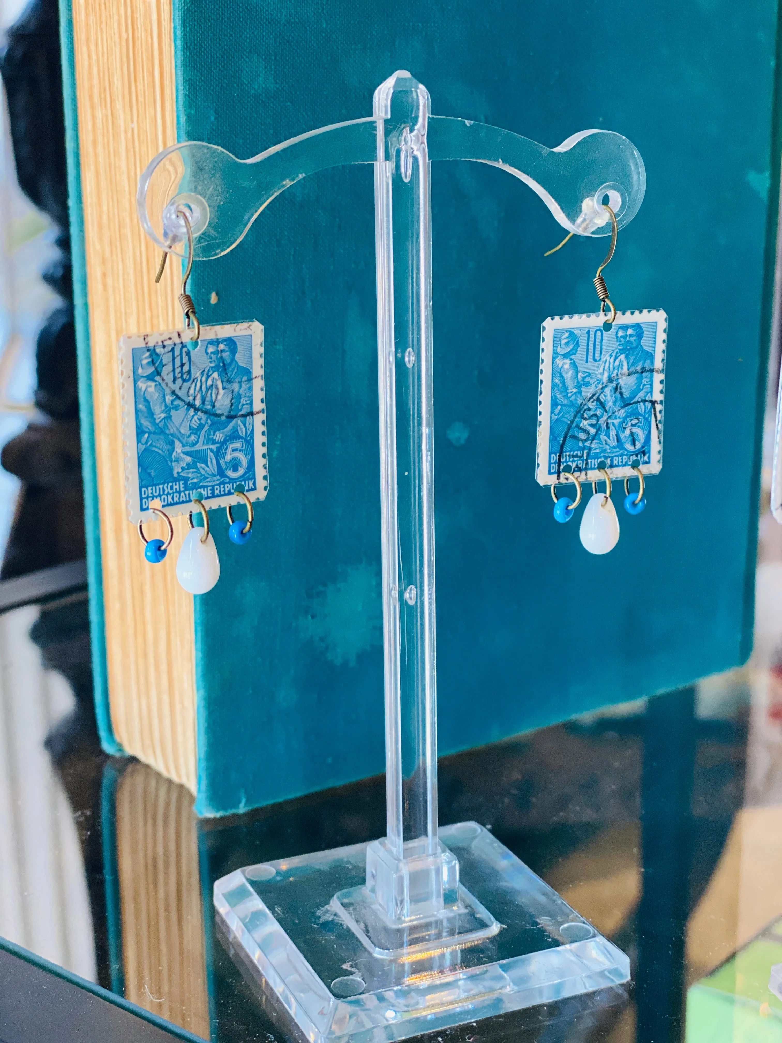Stamp Collection Earrings | Turquoise