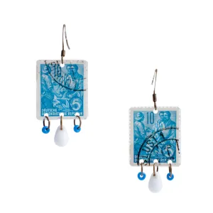 Stamp Collection Earrings | Turquoise