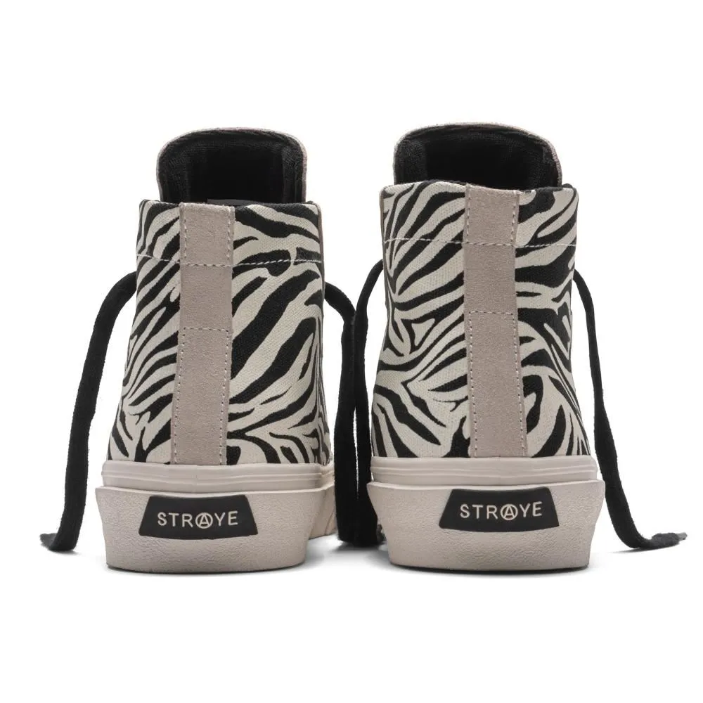 Straye Footwear Hiland - Zebra Bone / Black / Cream